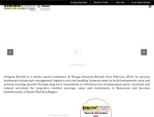 Tablet Screenshot of integrax.com.my